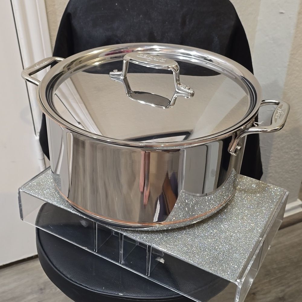 All-Clad Copper Core 8QT Covered Stock Pot - Picture 11 of 16